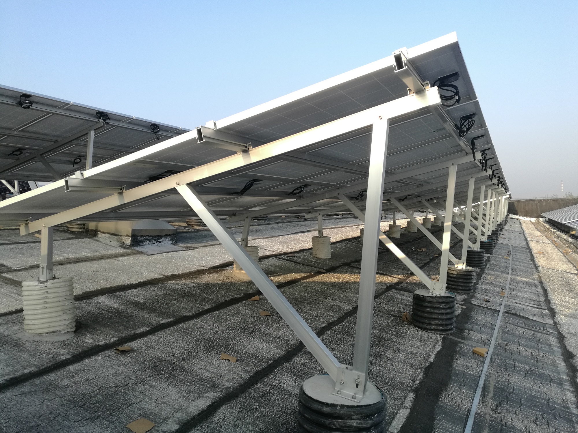 Flat roof structure